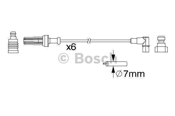 Ignition cable kit Bosch 0 986 357 187