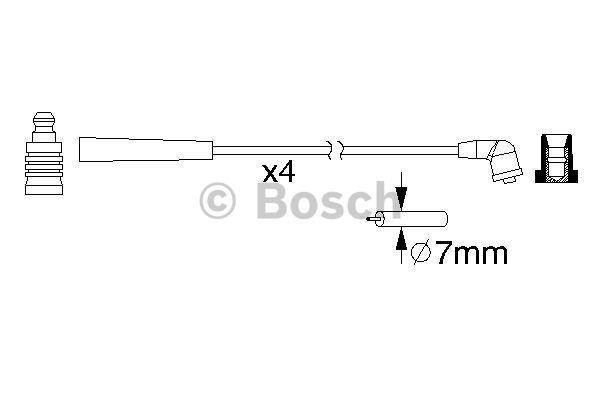 Bosch Ignition lead set – price 58 PLN