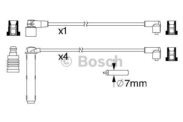 Bosch Ignition lead set – price 103 PLN