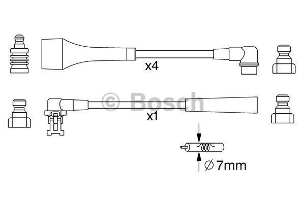 Bosch Ignition lead set – price 75 PLN