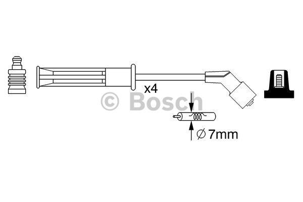 Bosch Ignition lead set – price 64 PLN