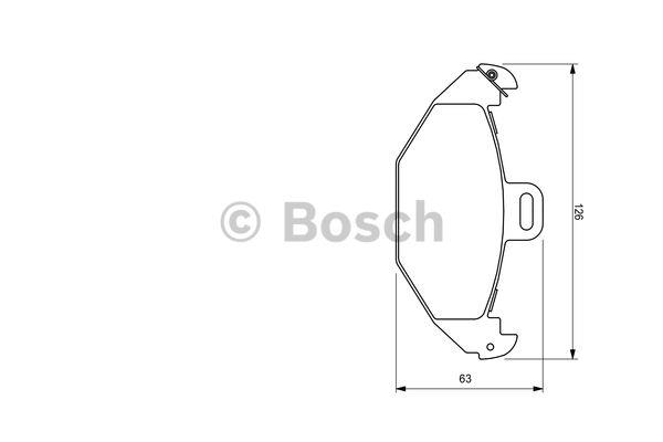 Bosch Brake pad set – price [object Object] PLN