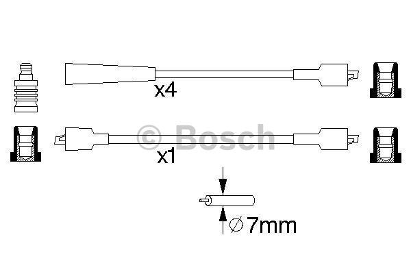 Bosch Ignition lead set – price 57 PLN