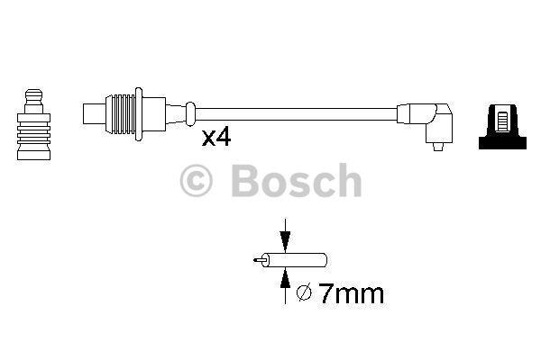 Bosch Ignition lead set – price 94 PLN