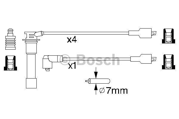 Bosch Ignition lead set – price 134 PLN