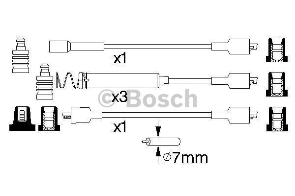 Ignition cable kit Bosch 0 986 356 800