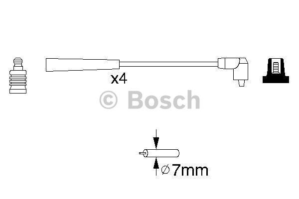 Bosch Ignition lead set – price 76 PLN