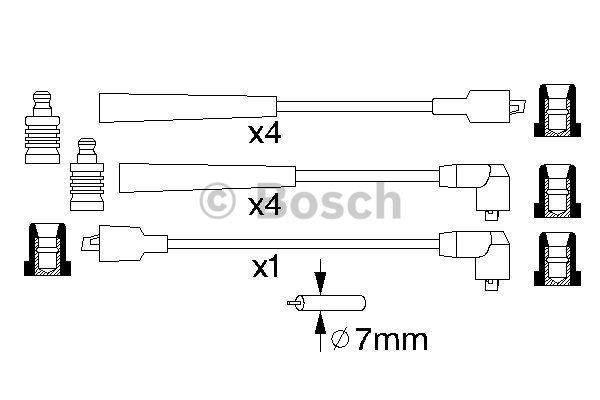 Ignition cable kit Bosch 0 986 356 831