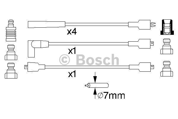 Ignition cable kit Bosch 0 986 356 834