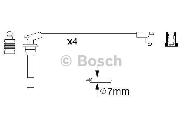 Ignition cable kit Bosch 0 986 356 867