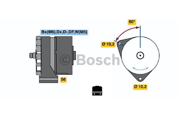 Bosch Alternator – price [object Object] PLN