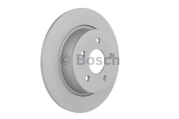 Rear brake disc, non-ventilated Bosch 0 986 479 762