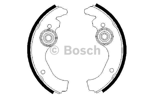 Bosch Brake shoe set – price [object Object] PLN