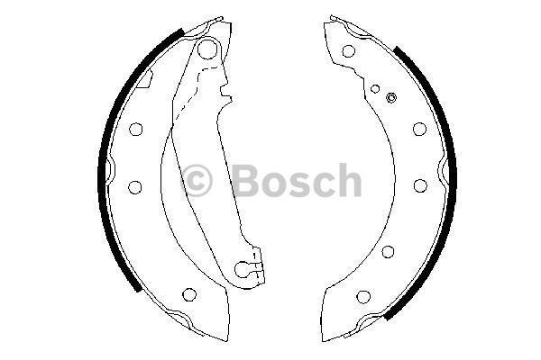 Brake shoe set Bosch 0 986 487 311