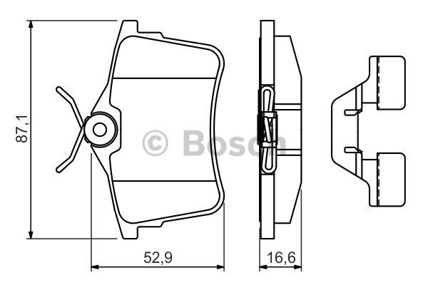 Bosch Brake Pad Set, disc brake – price 144 PLN