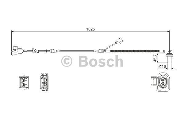 Bosch Sensor ABS – price 144 PLN