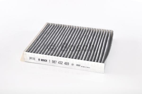 Cabin filter with activated carbon Bosch 1 987 432 469