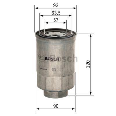 Fuel filter Bosch F 026 402 063