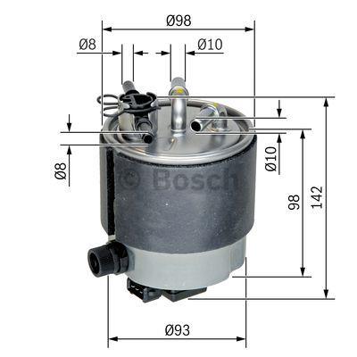 Fuel filter Bosch F 026 402 126