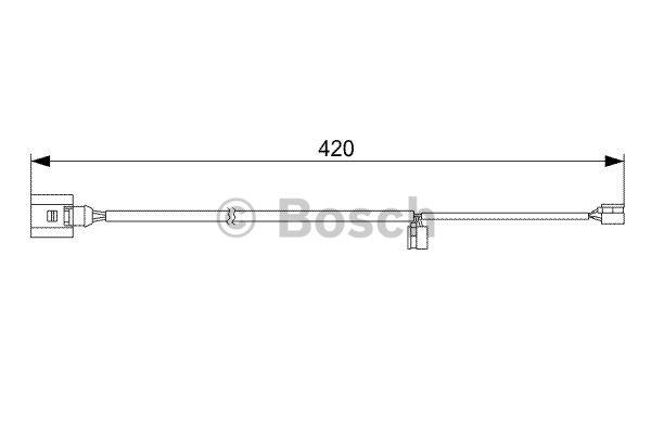 Bosch Brake pad wear sensor – price 24 PLN