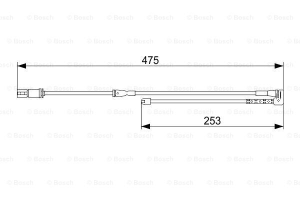 Bosch Brake pad wear sensor – price [object Object] PLN
