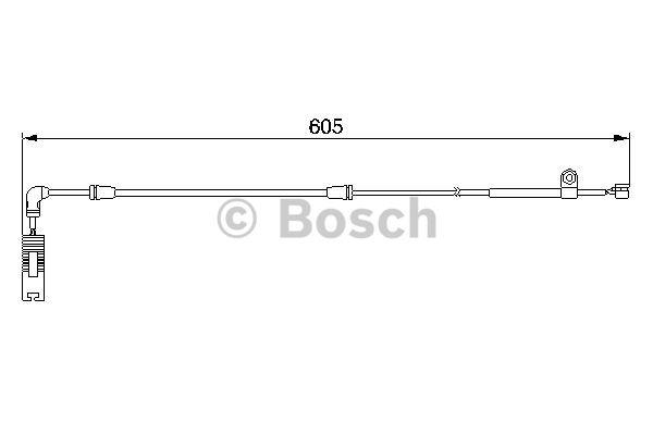 Bosch Brake pad wear sensor – price 32 PLN