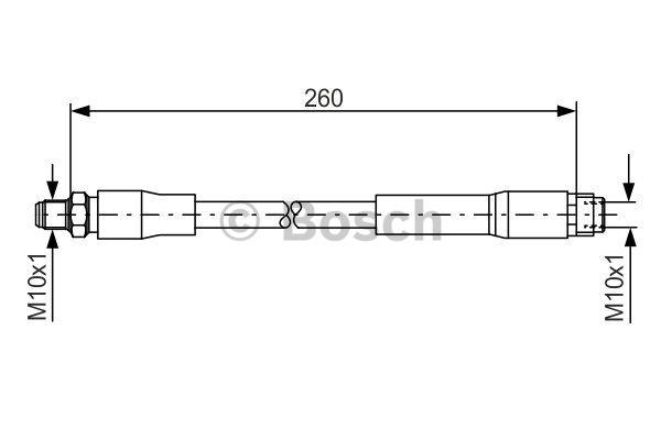 Brake Hose Bosch 1 987 476 760