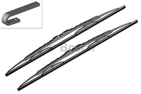 Bosch Set of frame wiper blades 530&#x2F;530 – price 36 PLN