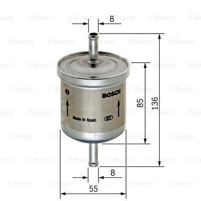 Fuel filter Bosch F 026 402 001