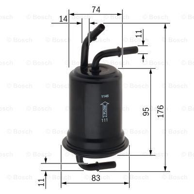 Fuel filter Bosch F 026 403 012
