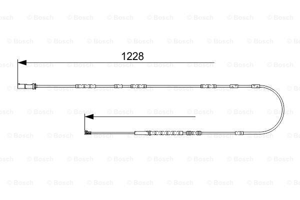Brake pad wear sensor Bosch 1 987 473 571