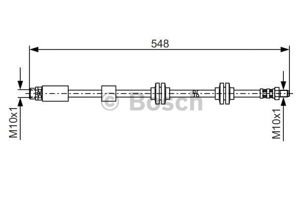 Bosch Brake Hose – price [object Object] PLN
