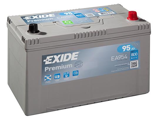 Exide EA954 Battery Exide Premium 12V 95AH 800A(EN) R+ EA954