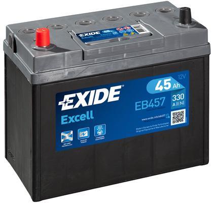 Exide EB457 Battery Exide Excell 12V 45AH 330A(EN) L+ EB457