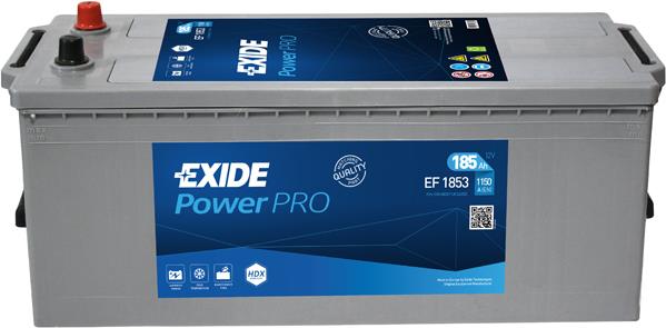 Exide EF1853 Battery Exide PowerPRO 12V 185AH 1150A(EN) L+ EF1853
