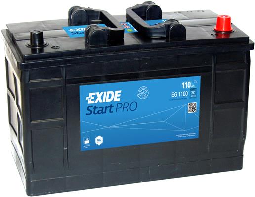 Exide EG1100 Battery Exide StartPRO 12V 110AH 750A(EN) R+ EG1100