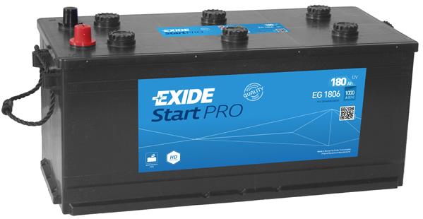 Exide EG1806 Battery Exide StartPRO 12V 180AH 1000A(EN) R+ EG1806