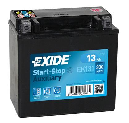 Exide EK131 Battery Exide Start-StopAuxiliary 12V 13AH 200A(EN) L+ EK131