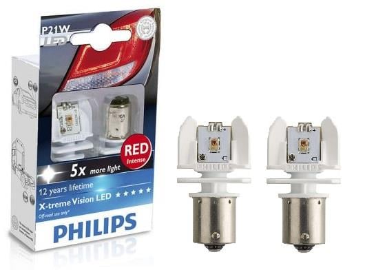Philips 12898RX2 LED lamp Philips X-treme Vision LED P21W 12V BA15s (2 pcs.) 12898RX2