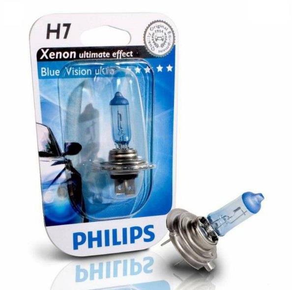 Philips 12972BVUB1 Halogen lamp Philips Bluevision Ultra 12V H7 55W 12972BVUB1