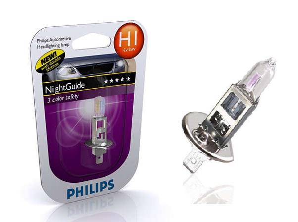 Philips 12258NGDLB1 Halogen lamp Philips Nightguide Doublelife 12V H1 55W 12258NGDLB1