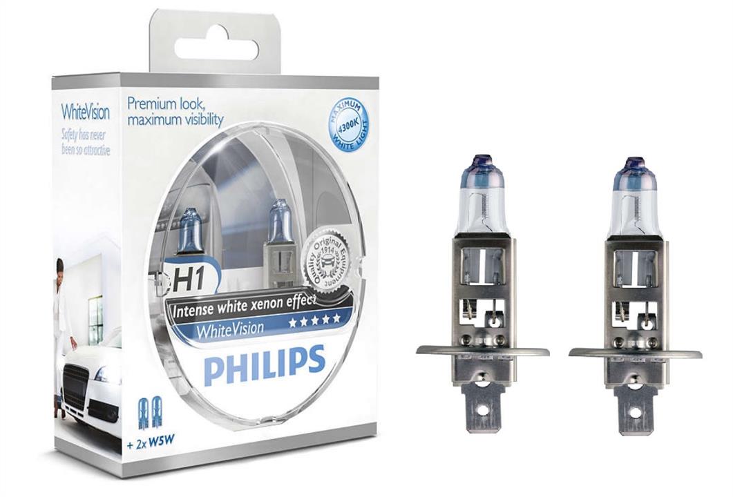 Philips 12258WHVSM Halogen lamp Philips Whitevision 12V H1 55W 12258WHVSM