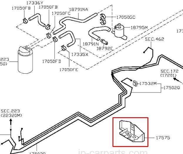 17575AL510 Nissan Protective cover