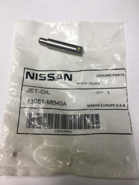 Nissan 13081-MB40A OIL NOZZLE 13081MB40A
