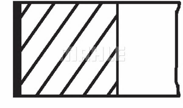 PISTON RINGS, SET Mahle Original 015 72 N0