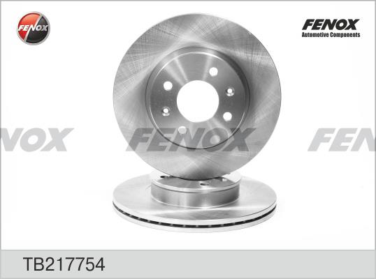 Fenox TB217754 Front brake disc ventilated TB217754