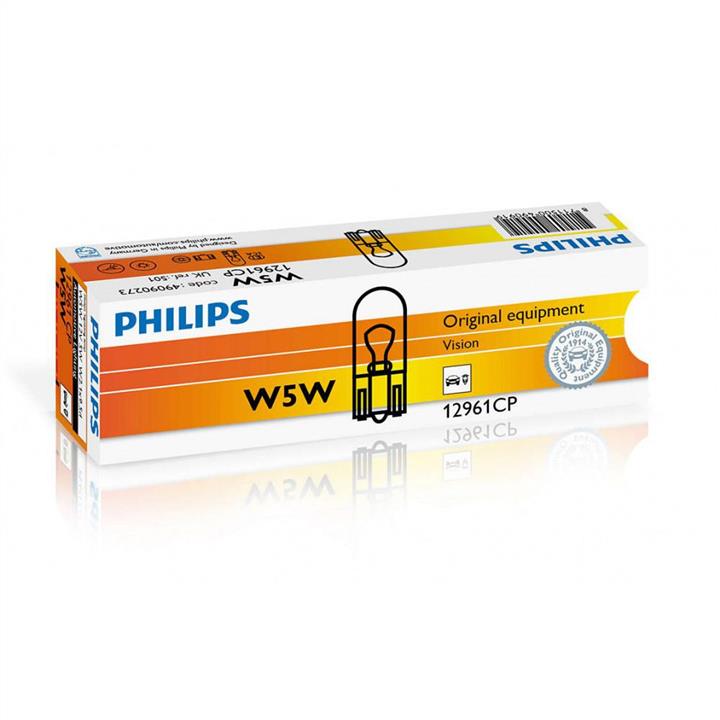 Glow bulb W5W 12V 5W Philips 12961CP