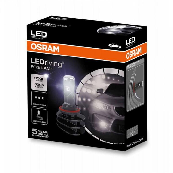 Osram 66220CW LED bulbs kit Osram LEDriving FOG LAMP H8/H11/H16 12V 13W 6000K (2 pc.) 66220CW