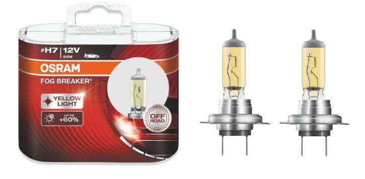 Osram 62210FBR-HCB Halogen lamp Osram Fog Breaker Off-Road +60% 12V H7 55W +60% 62210FBRHCB
