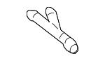 Windscreen washer tube connector VAG 1J0 955 873 D